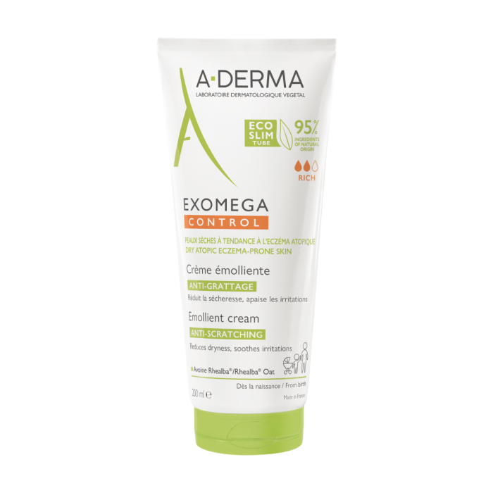 A-Derma Exomega Control Cream, fuktighetskrem 200ml