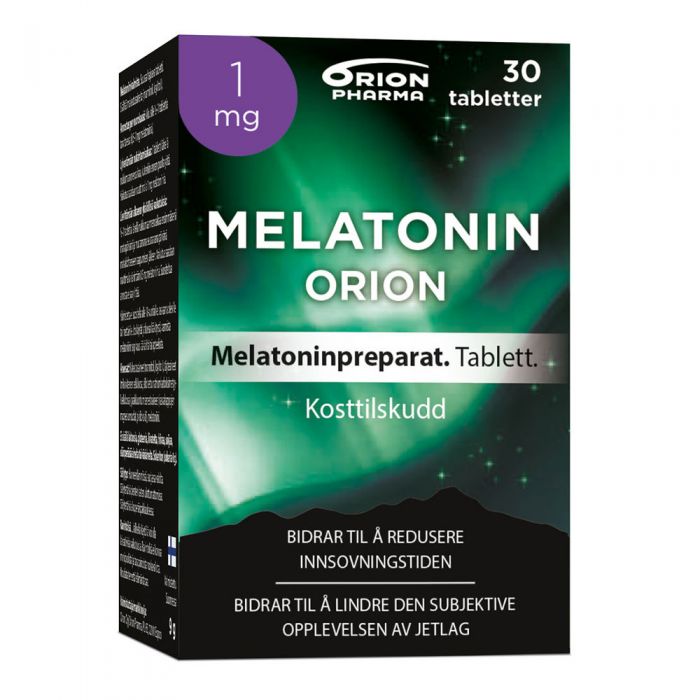 Melatonin Orion 1 mg tabl. 30 stk