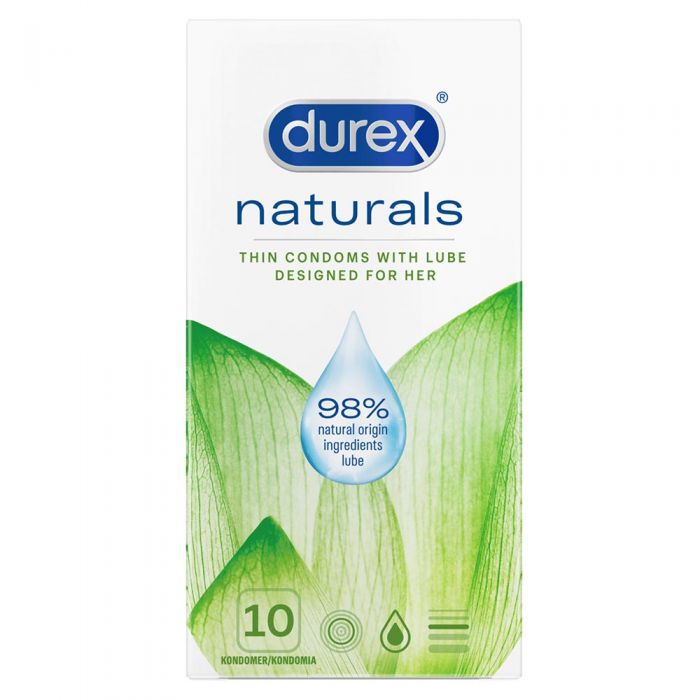 Durex Naturals kondomer, 10stk