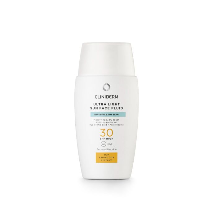 Cliniderm Sun Ultra Light Sun Face Fluid SPF 30 UP 40 ml
