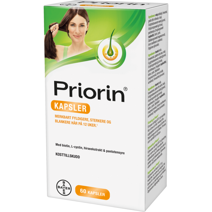 Priorin Kosttilskudd Kaps 60 stk