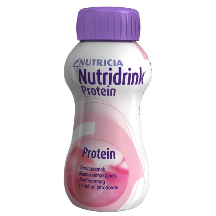 Nutridrink Protein Jordbær 4X200 ml