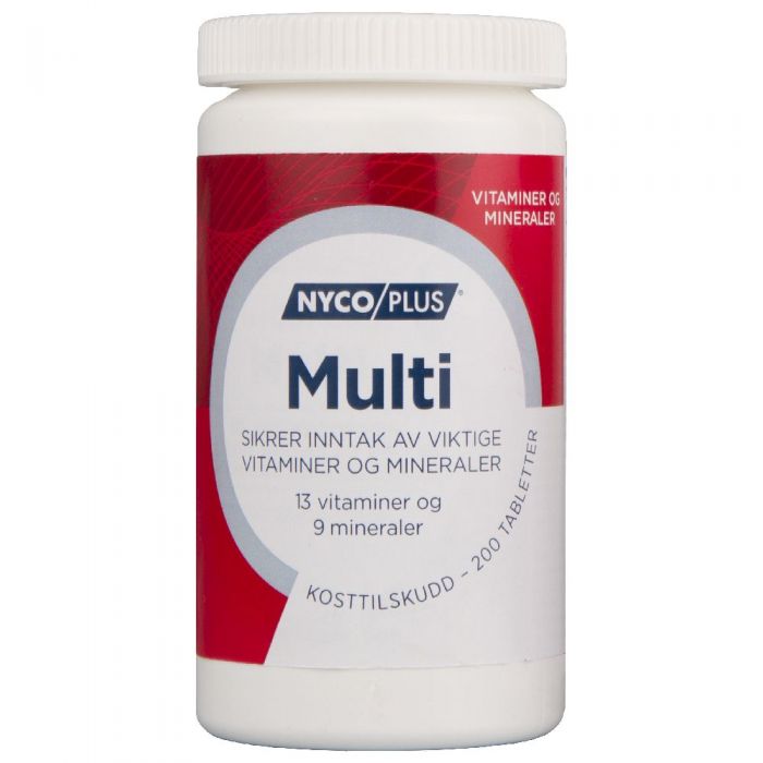 Multivitamin Tabletter 200 stk