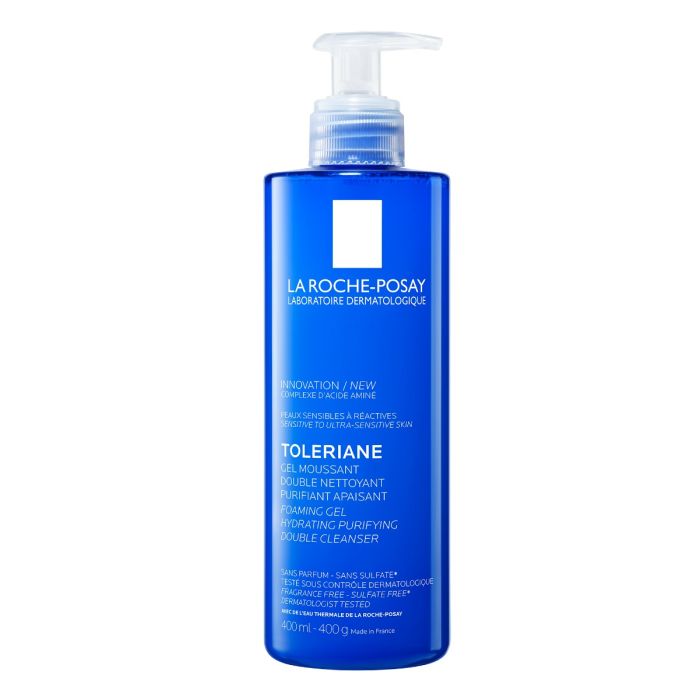 La Roche-Posay Toleriane 2-I-1 skummende ansiktsgelé 400ml