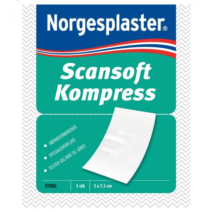 Scansoft Kompr 5X7,5Cm 5 stk