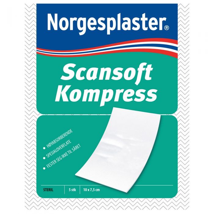 Scansoft Kompr 10X7,5Cm 5 stk