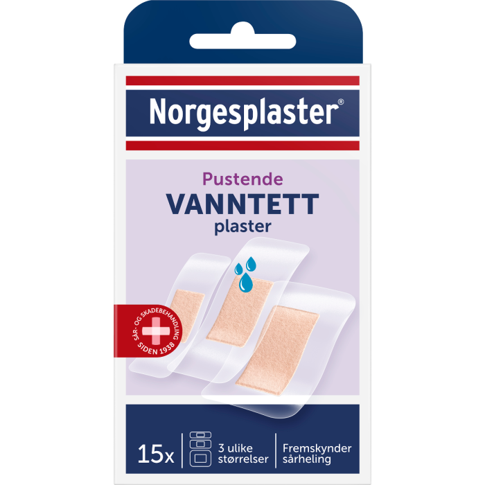 Norgespl Vanntett PlASt 15Stri 1 stk