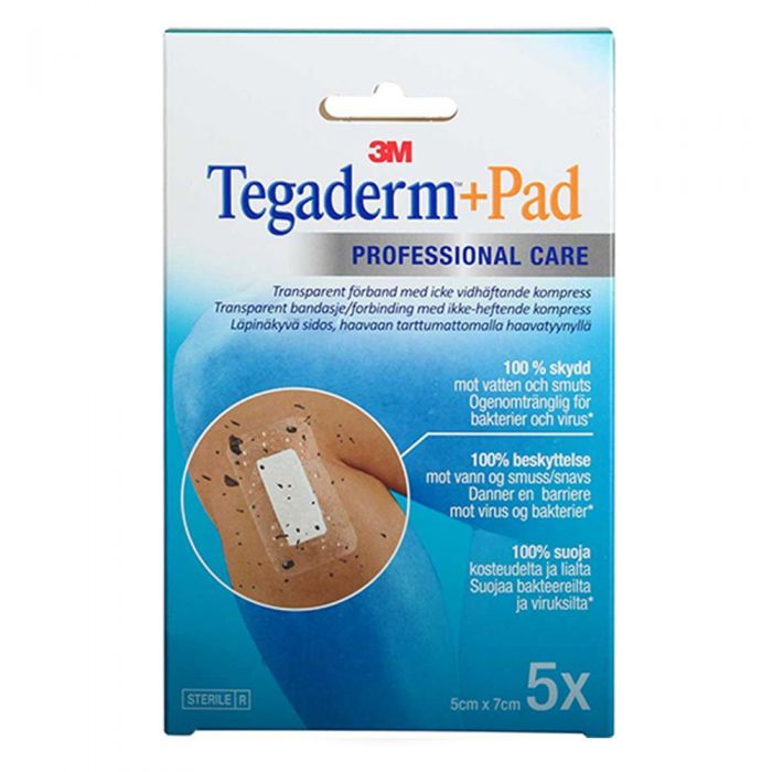 Tegaderm +Pad Vannt Kompr 5X7 5 stk