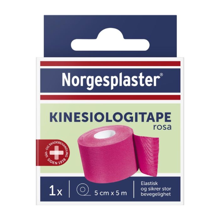 Norgespl Kinesiolog Rosa 5Cx5M 1 stk