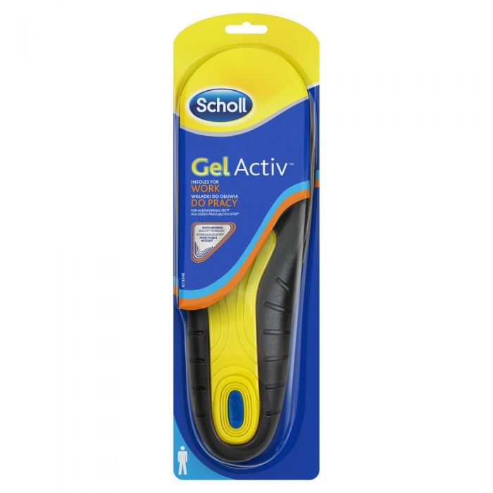 Scholl Gel Activ Work Såle Man 1Par