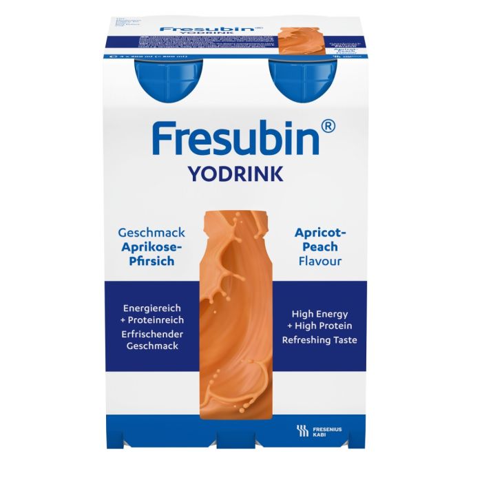 Fresubin YoDrink Næringsdrikk Aprikos-Fersken  4X200 ml