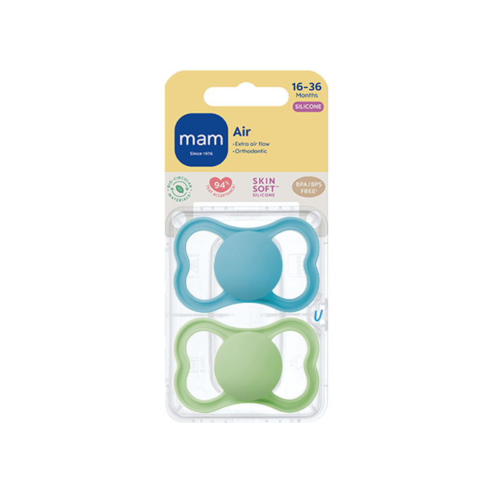 MAM Air Silicone Blue 16-36m