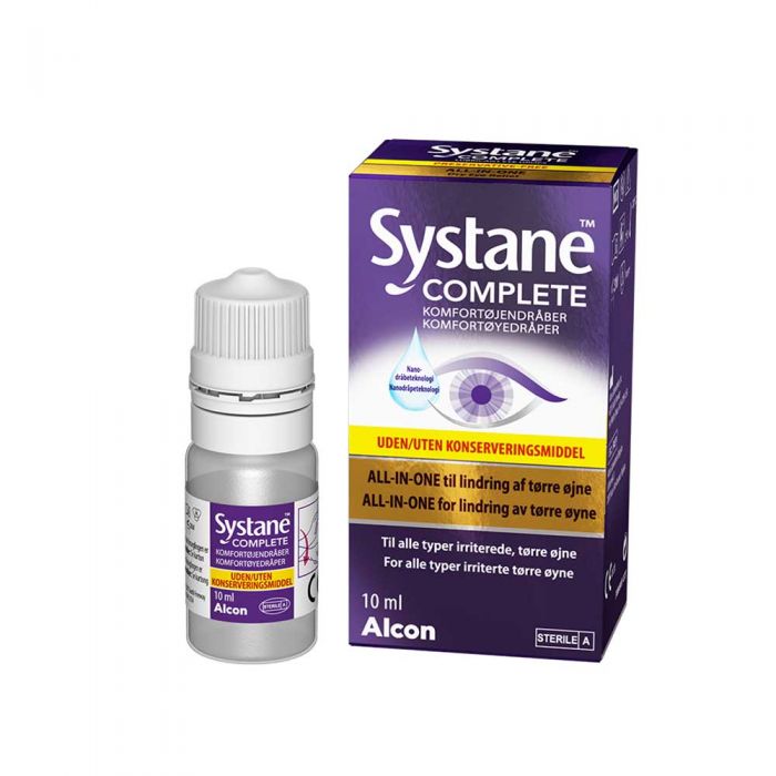 Systane Complete 10ml uten konserveringsmiddel