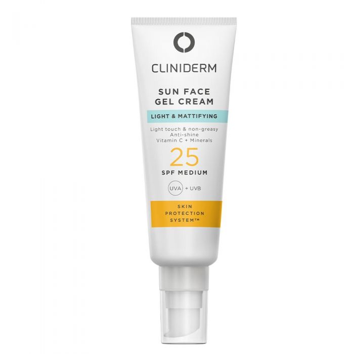 Cliniderm Sun Face gel SPF25 50 ml