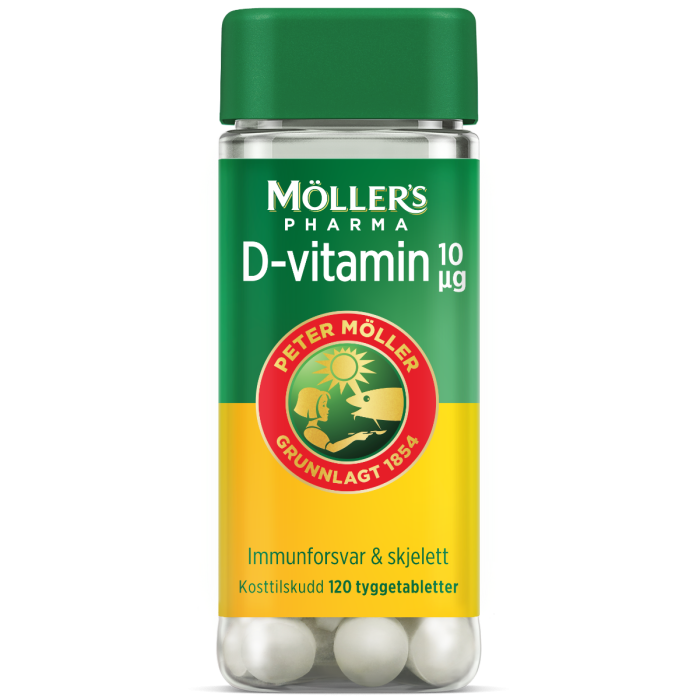 Möller's Pharma D-vitamin 10 µg tygg