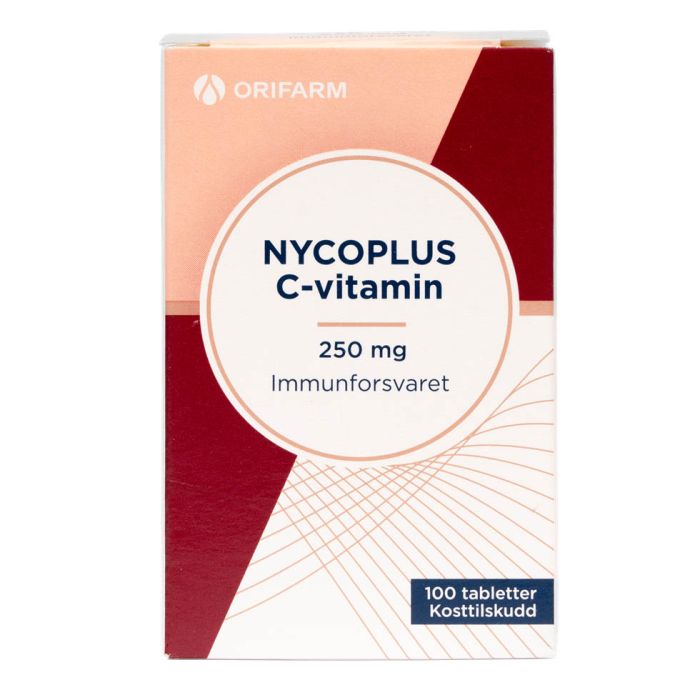 Nycoplus C-vitamin 250mg tabletter 100 stk