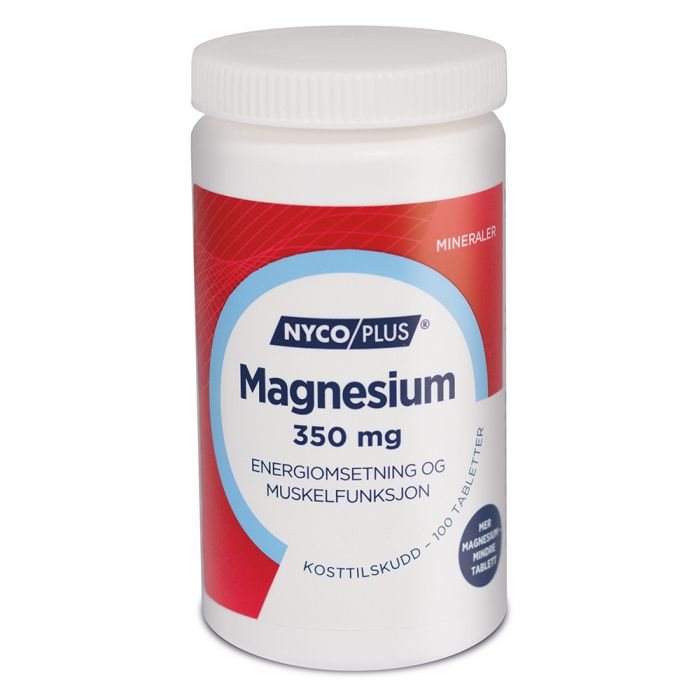 Nycoplus Magnesium 350mg tabletter 100 stk
