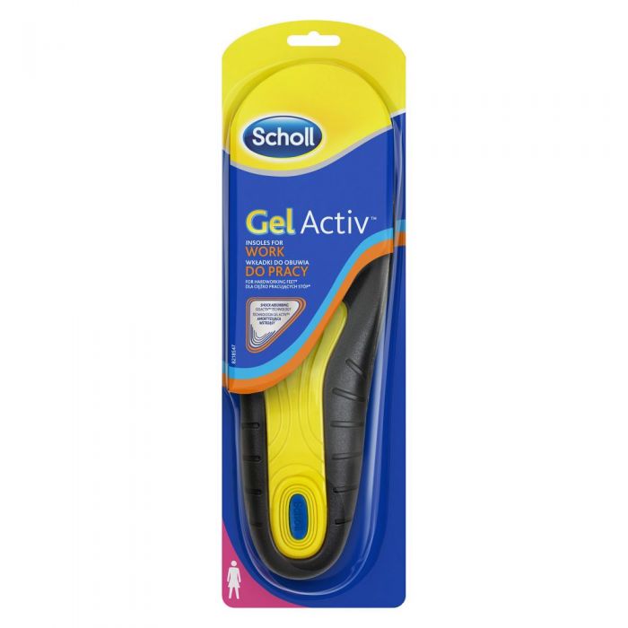 Scholl Gel Activ Work Såle Kvi 1Par