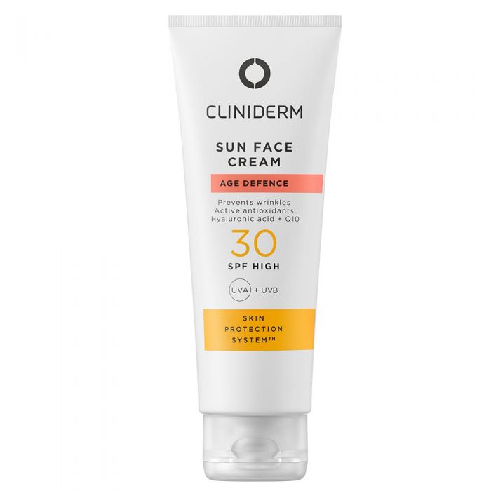 Cliniderm Age Defence Sun Face Cream SPF 30 50ml