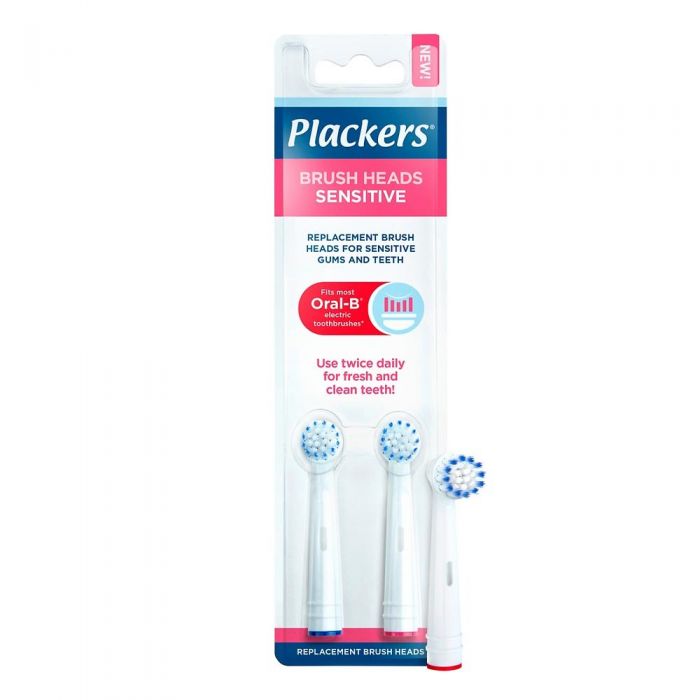 Plackers sensitive refill børsthode 2 stk