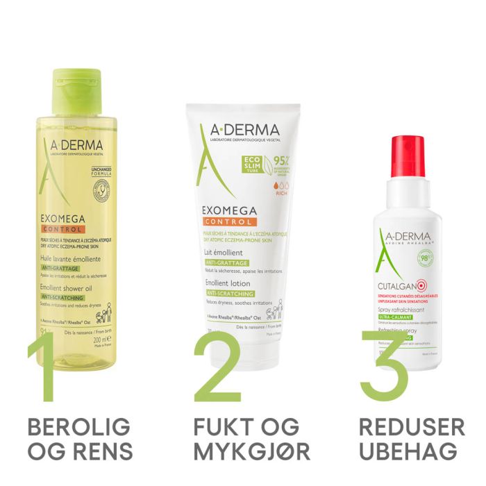 A-Derma Exomega Control Lotion 200ml | Boots Apotek