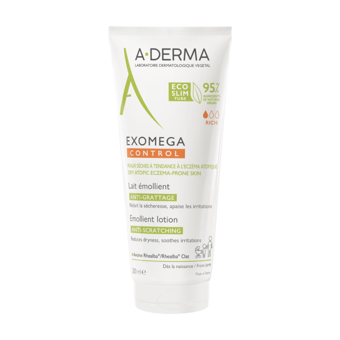 A-Derma Exomega Control Lotion, fuktighetskrem 200ml