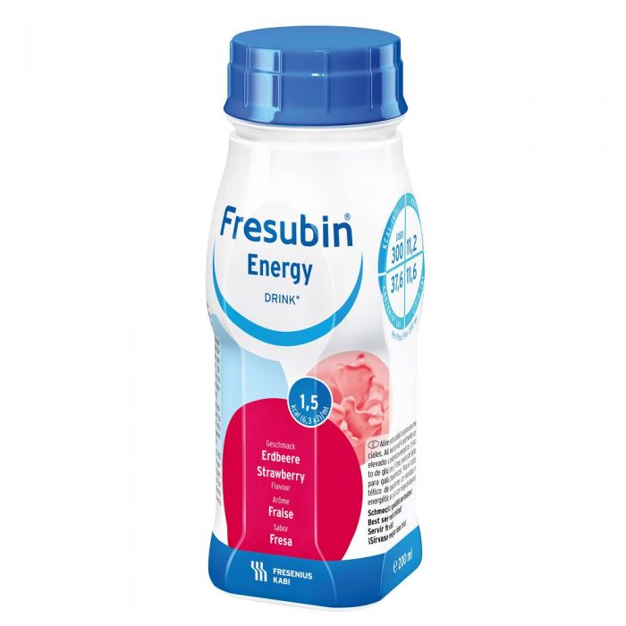 Fresubin Energy Drink Jordbær 4X200 ml