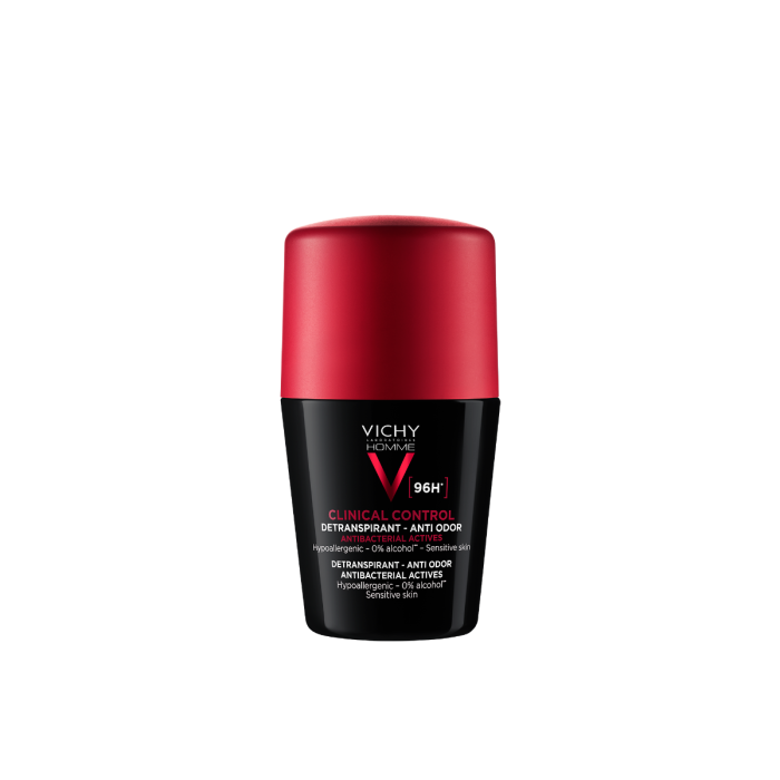 Vichy Homme Clinical Control 96h Antiperspirant Roll-On Deodorant 50ml
