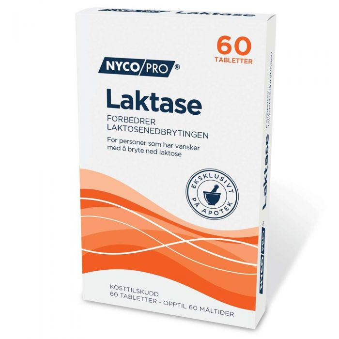 Nycopro Laktase tabletter 60 stk