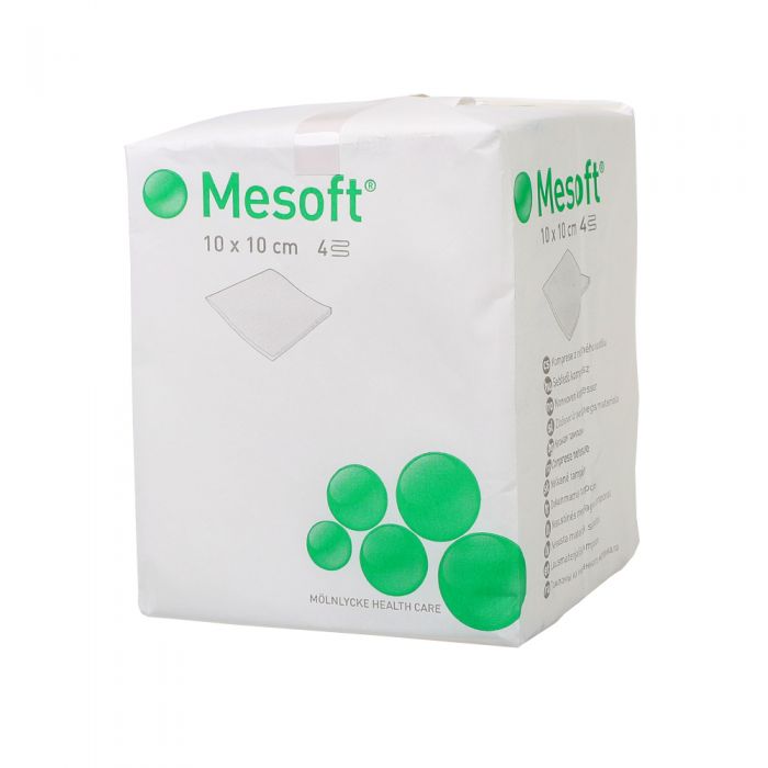 Mesoft Kompr 10X10Cm Bulk 100 stk