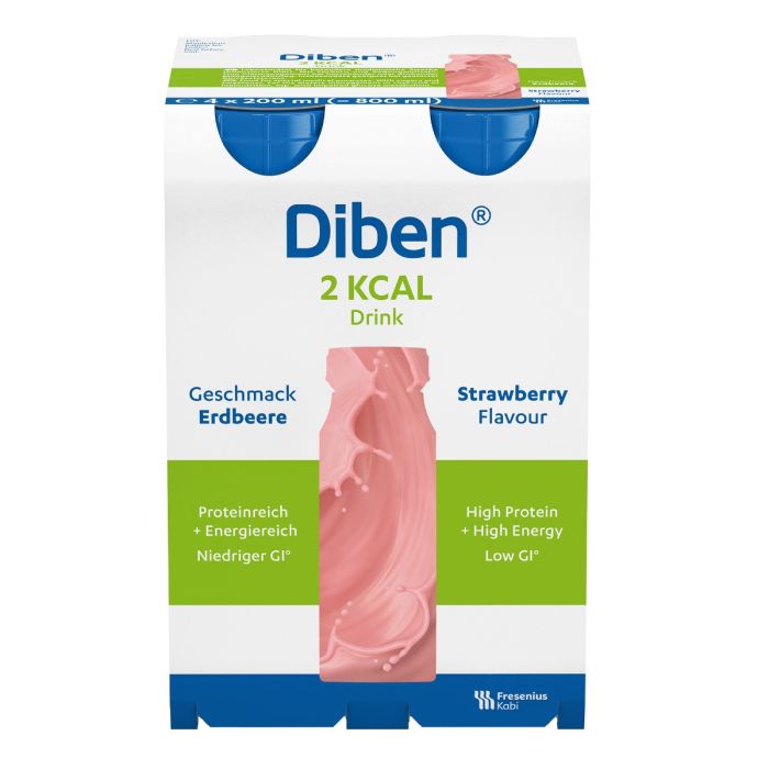 Diben 2 KCAL Drink Jordbær