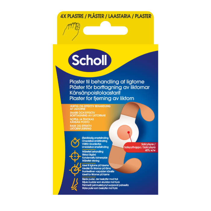 Scholl Plaster Liktorn 4stk