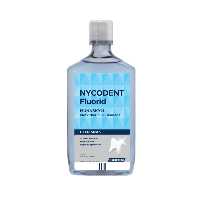 NYCODENT Fluorid uten smak 500 ml