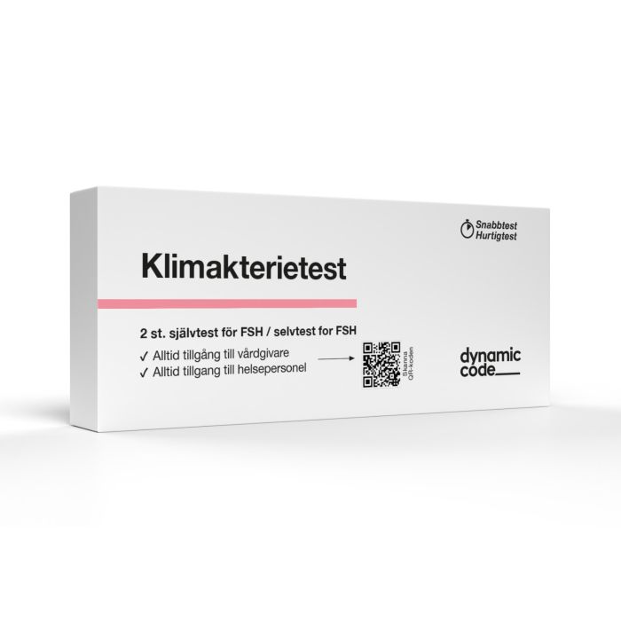 Dynamic Code Klimaterie tester 2 stk - overgangsalder