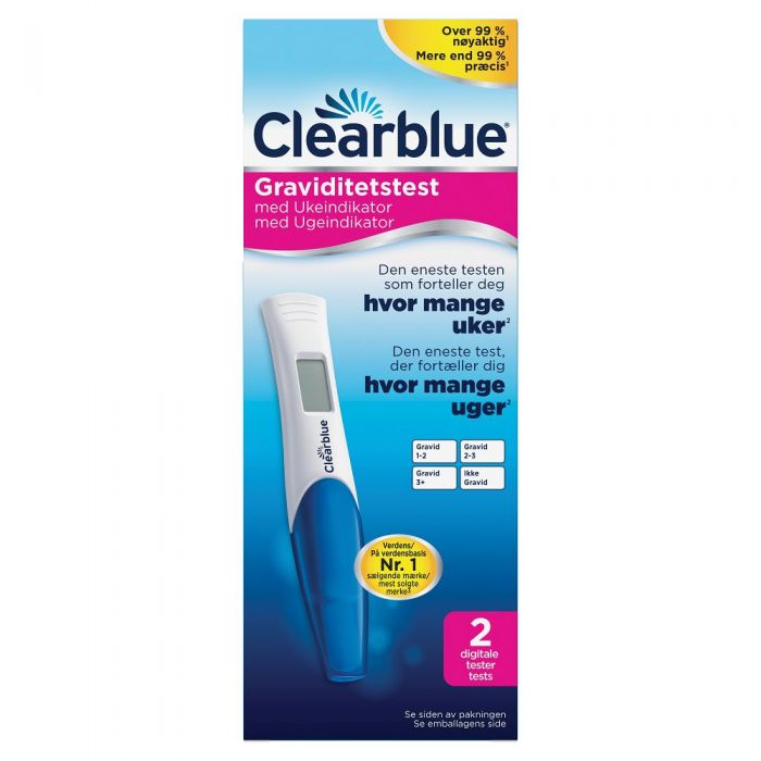 Clearblue Digi Grav Test Cl2Ct 2 stk