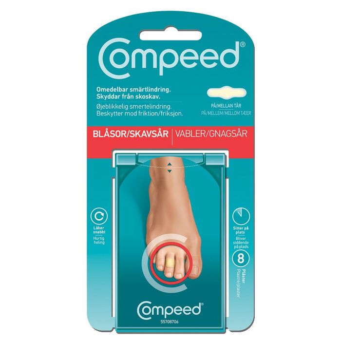 Compeed Gnagsårplaster Tær 8 stk