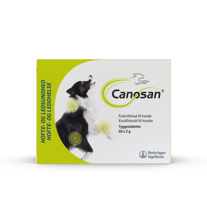 Canosan tyggetabletter fôrtilskudd til hund 2g 60stk