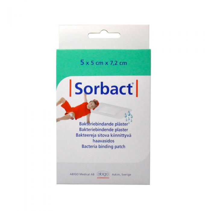 Sorbact Secure Pl 5Stk 5X7,2Cm 1 stk