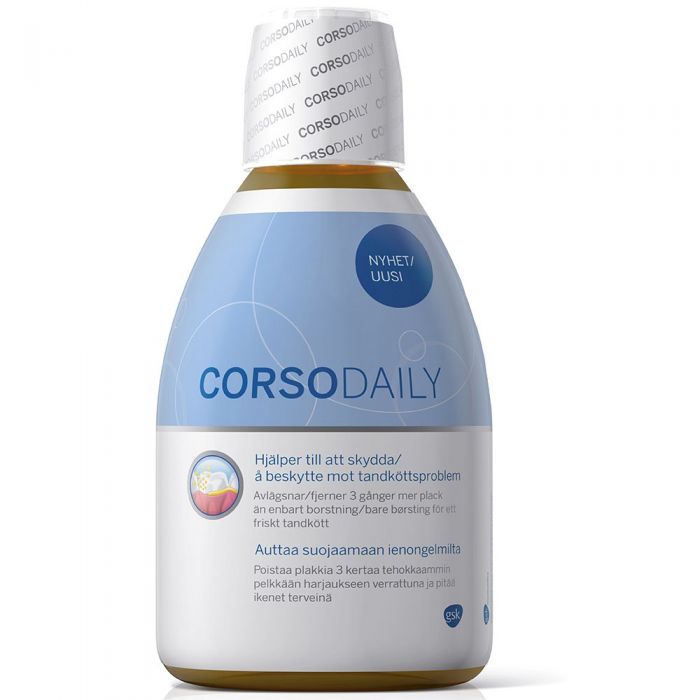 Corsodaily Munnskyll U/Alkohol 500 ml