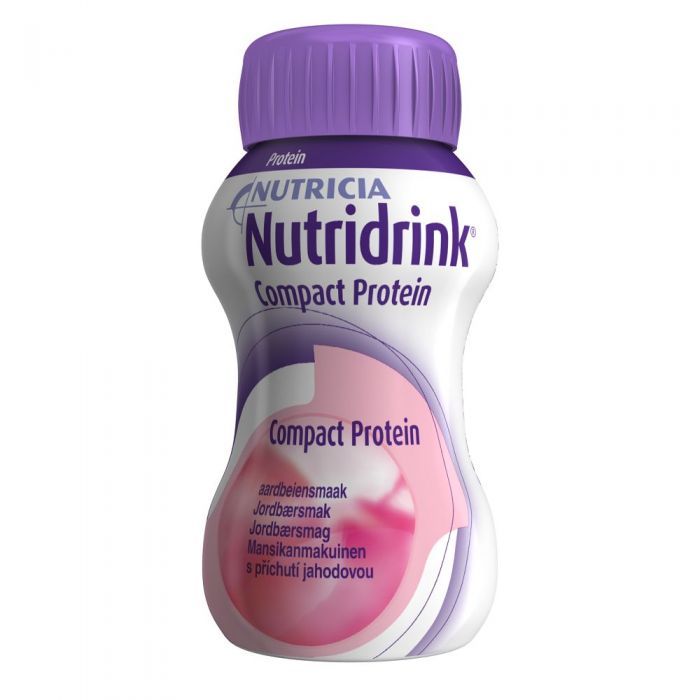 Nutridrink Compact Prot Jordb 4X125 ml