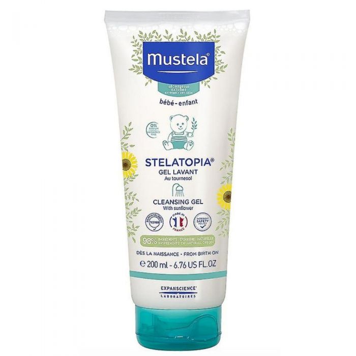 Mustela Stelatopia cleansing gel 200 ml