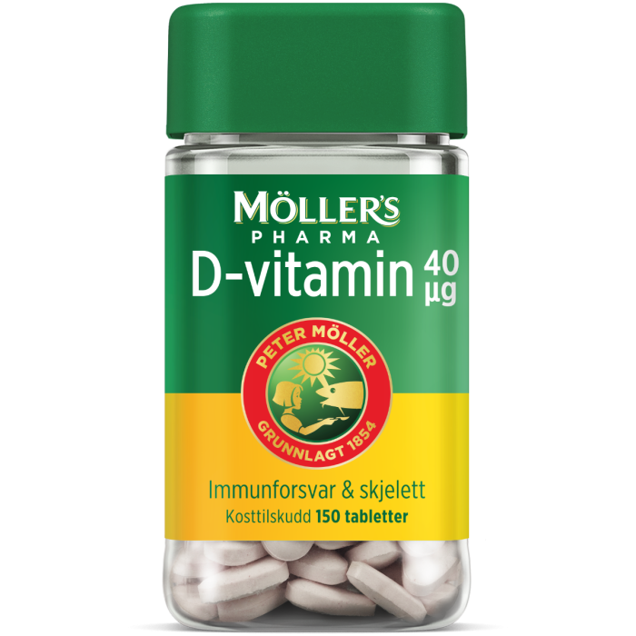Möller's Pharma D-vitamin 40 µg