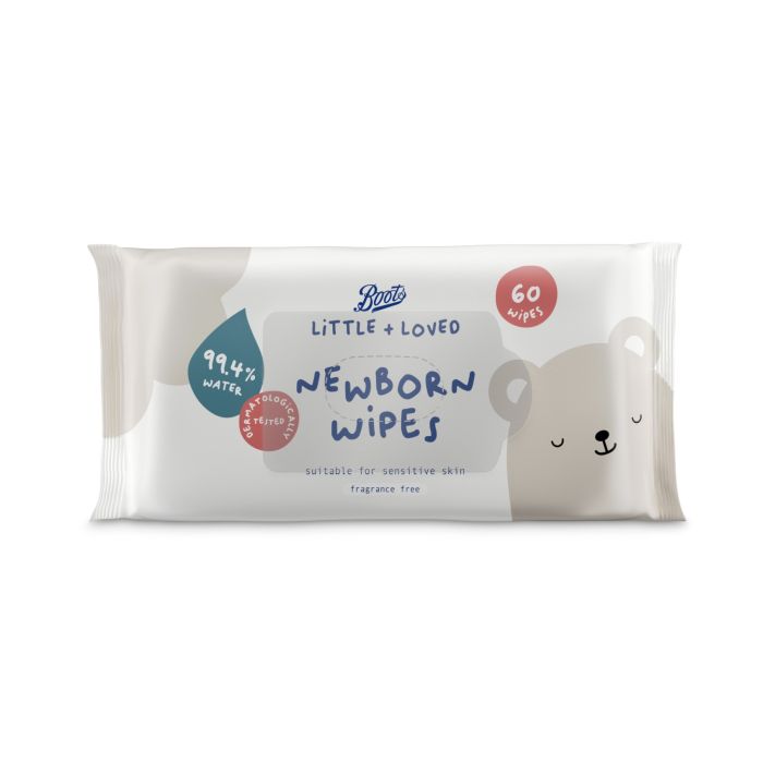 Boots New Born Baby Våtservietter 60x4pk