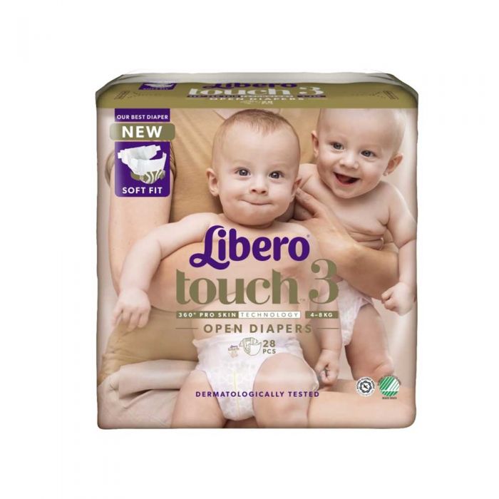 Libero Touch 3 åpen bleie 4-8kg