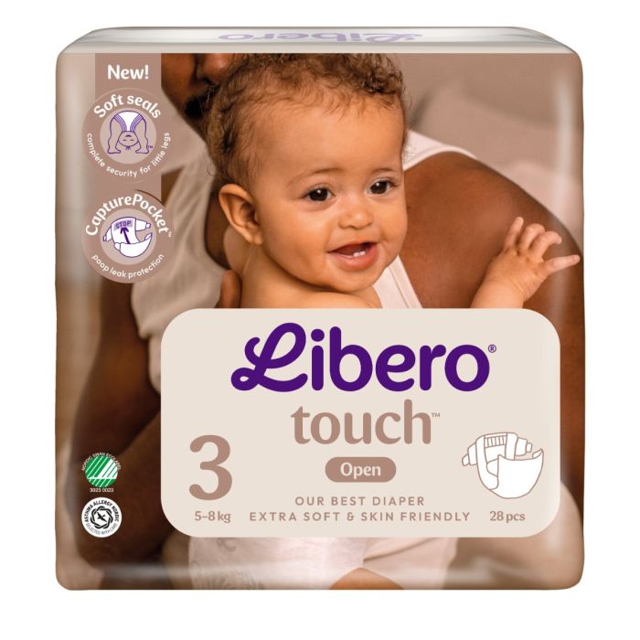 Libero Touch 3 åpen bleie 4-8kg