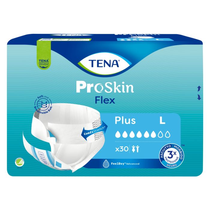 TENA Flex Plus, beltebleie, str. L 22stk