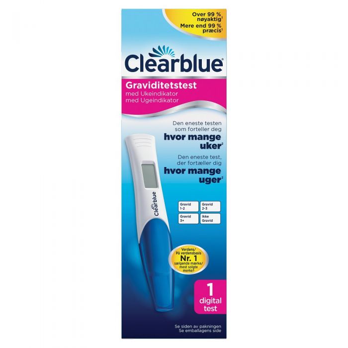 Clearblue Digital M/Ukeindikat 1 stk