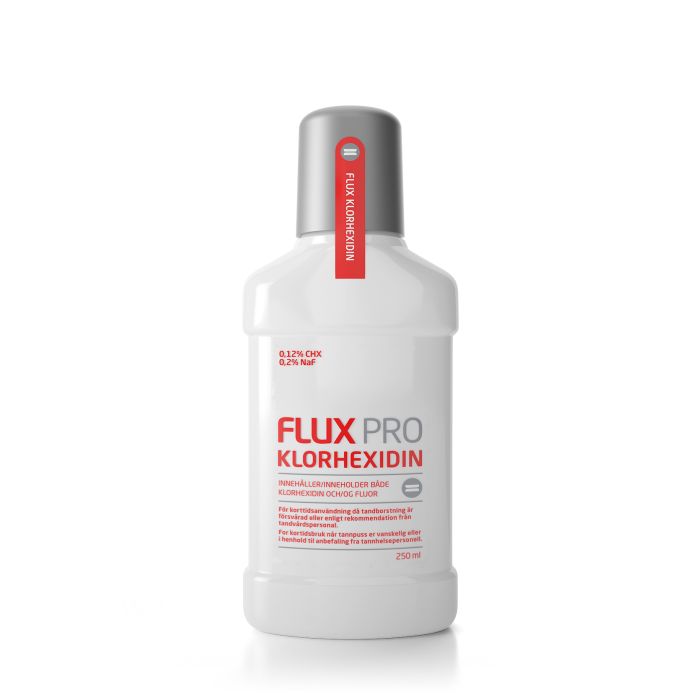 Flux Munnskyll med klorhexidin (0,12%) og fluor (0,2 %NaF) 250 ml