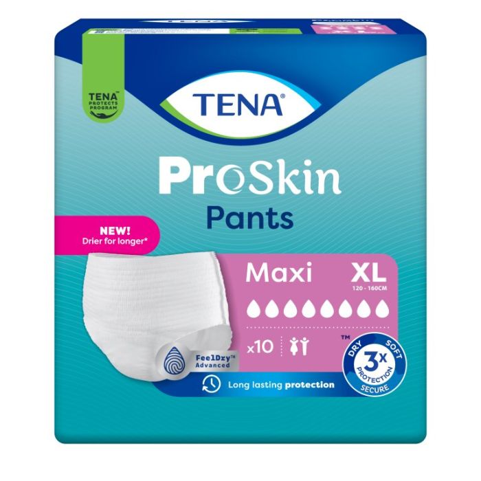 TENA Pants Maxi, inkontinensundertøy, str. XL, 10stk