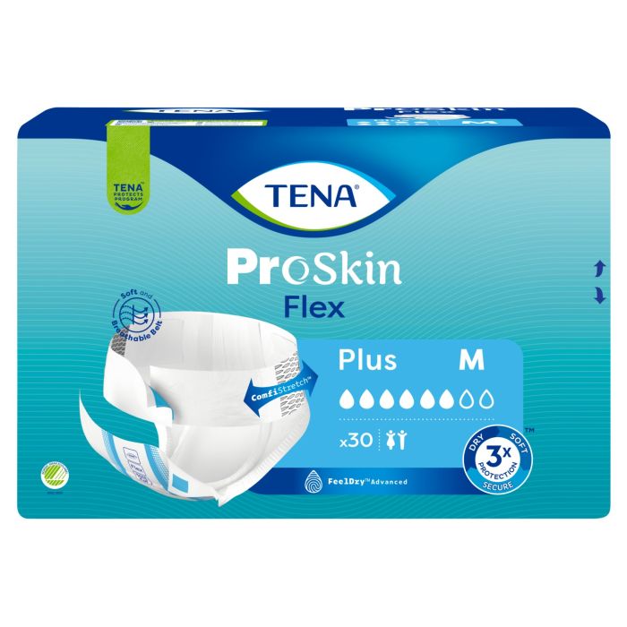 TENA Flex Plus, beltebleie, str. M 22stk